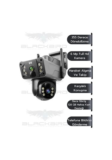 Okam-3024 6 Mp Dual Lens Wifi Ptz Kamera