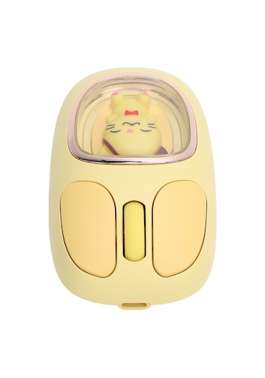 Xindoker Mor Rengli Kablosuz Fare, Üç Mod 2.4g+bt3.0+bt5.0 Bağlantı, Sessiz Tıklama, Rgb Arka Işık, Type-c Şarjlı, Sevimli Figürlü Ergonomik Tasarım