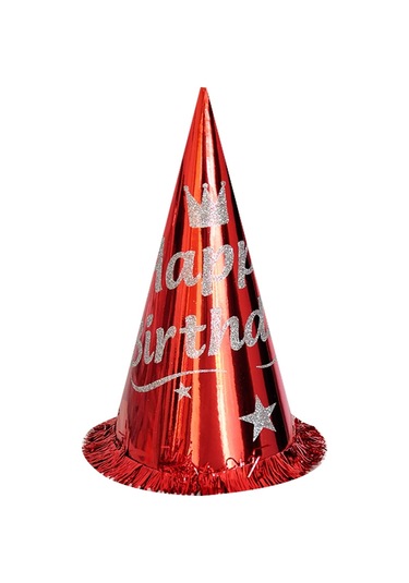 Simli Happy Birthday Şapka Standart