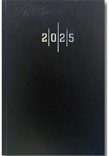 Ajanda 14x20 Ekonomik Cilt Bezi Çizgili 2026 Siyah Siyah