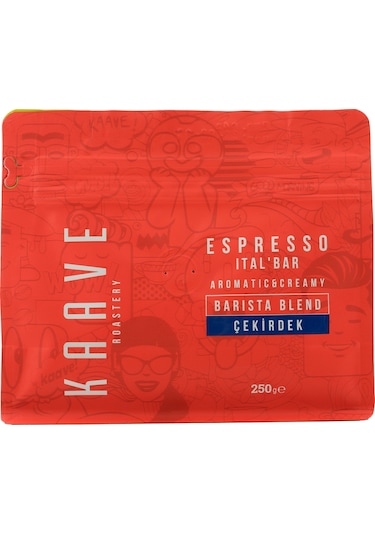 Kaave Roastery Italbar Espresso Çekirdek Kahve 250 G