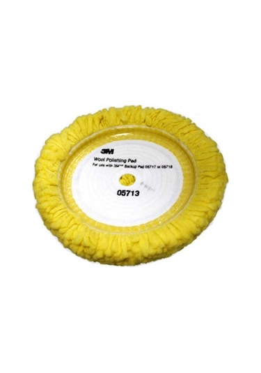 3m 05713 Hookit Sarı Yün Pasta Cila Keçesi