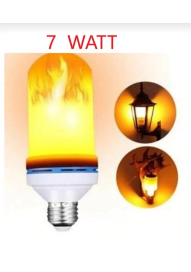 Yüceeller Alev Ampul 7w Led 3 Foksiyonlu