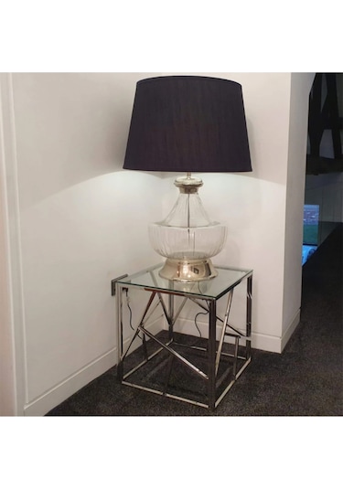 Renna Paslanmaz Metal Yan Sehpa