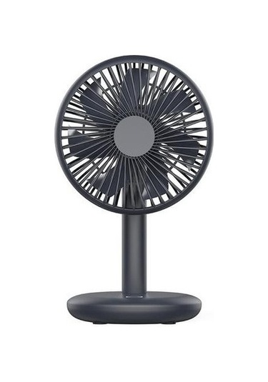 Masaüstü Fan 2000 Mah Pil Kapasitesi Usb Şarj Masası Süper Sessiz Dizüstü Soğutucu Masaüstü Fan 4 Hız Soğutma Araçları Xdefop Siyah