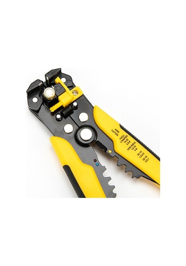 Pazly Reedark Otomatik Kabuk Soyma Pencesi, 24-10awg Kablo Kesme & Sıkma Aleti, Sarı, Kullanımlı Kablo İşleme Aleti Sarı