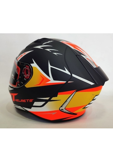 MT Kask Revenge 2 Acosta A37 Mat - Şeffaf Vizörlü