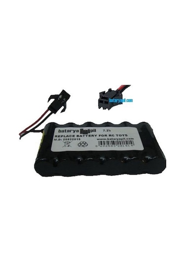 Bataryapil 7.2V 1100Mah Siyah Soketli Oyuncak Araba Pili