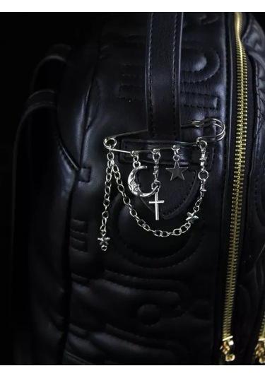 Slubov'u Büyük Dekoratif İğneli Broş Yıldız, Büyük Dekoratif İğneli Broş Ay 230061432 Gri