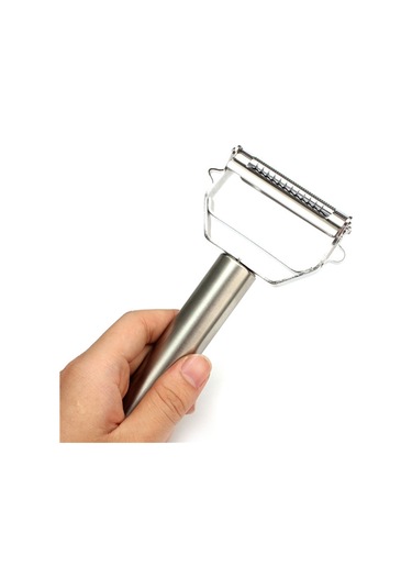 Çok İşlevli Paslanmaz Çelik Sebze Soyucu Çift Planya Rende