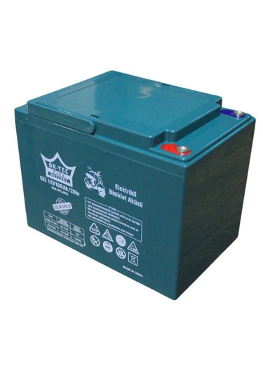 Ortec Plus 12v 100ah Elektrikli Motosiklet Aküsü 2024 Üretim