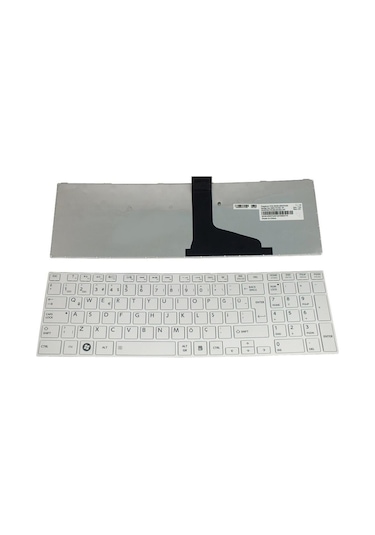 Toshiba Uyumlu Mp-11B56Tq-5281W Klavye Tuş Takımı Beyaz Tr
