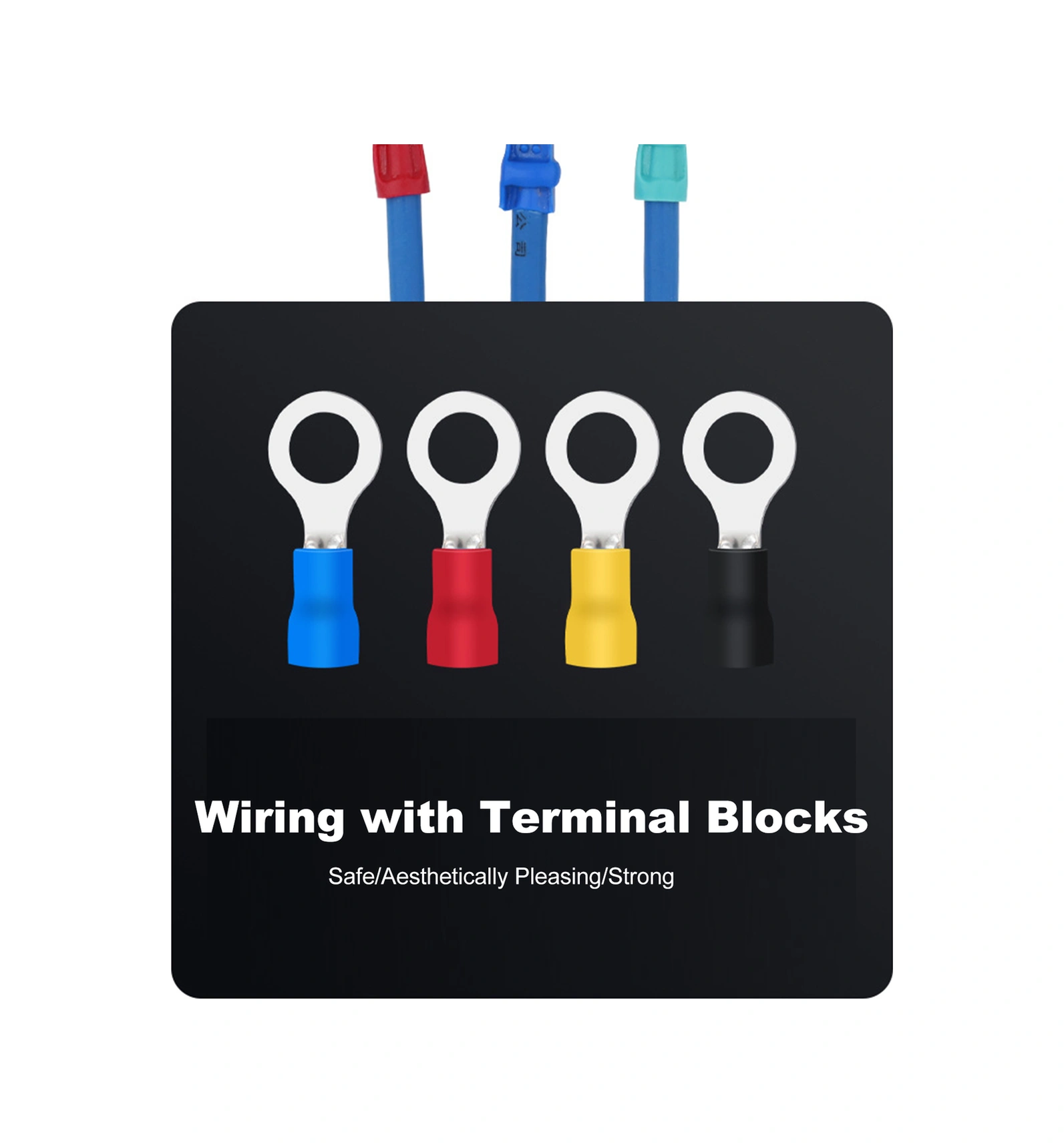 Yifomall 0.75-6mm² Telle Uygun Metal Soğuk Pres Terminale Seti - 15 Tip 520 Adet + Pres Makinesi + Taşınabilir Depolama Kutusu