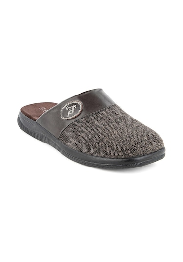 Muya Hector Anatomik Taban Erkek Ev Terliği Kahverengi