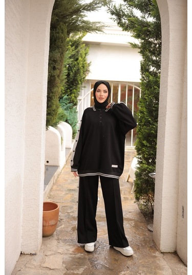 Takım Eşofman Takımı Düğmeli Alt Üst Takım M- 480 Lacivert