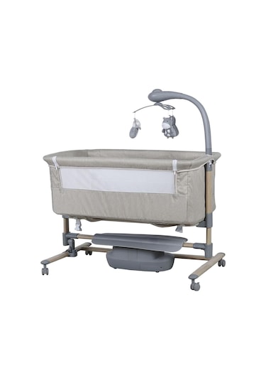 Prego Carmela Elektrikli Anne Yanı Beşik - Bej