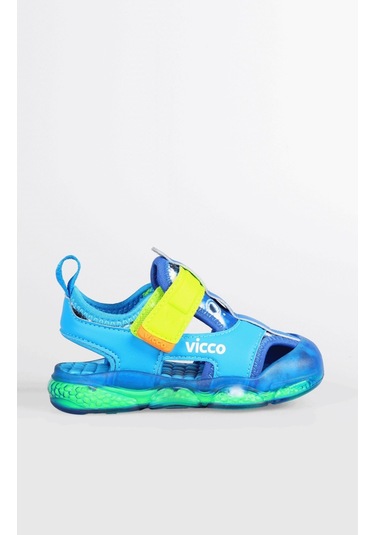 Vicco Live Erkek Bebe Saks Mavi İlk Adım Işıklı Phylon Sandalet Saks Mavi