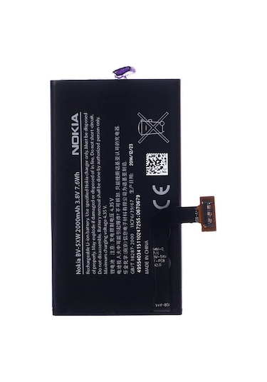 Nokia Lumia 1020 Bv-5Xw Batarya Pil 2000 Mah