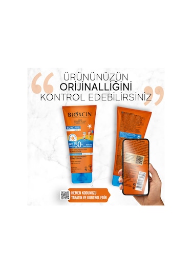 Bioxcin Sun Care Çok Çok Yüksek Korumalı Çocuk Güneş Losyonu 50 Spf - % 100 Botanik Aktif 200 ml