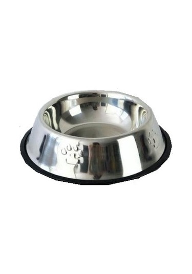 Pati Desenli Kedi Köpek Çelik Mama Kabı 32 Öz