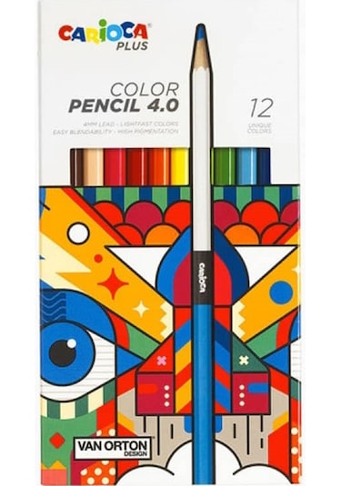 Carioca Plus 4.0 Kuru Boya Kalemi 12'li