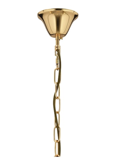 Lampaluce Klasik Metal Altın Renk Avize 15'li 70cm Altın