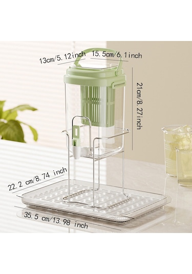 Suntek İçecek Dispenser Konteyner Donanmış Limonata Yeşil