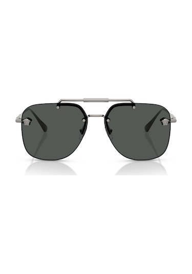 Versace Ve2296 100187 60 Unisex Güneş Gözlüğü Gri