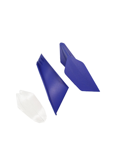 Jeehugo Motorcycle Aerodinamik Kanat Takımı Abs Materyal Honda Suzuki Yamaha川崎宝马 Uyumlu Mavi 2 Adet