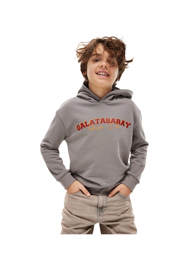 Galatasaray Çocuk Hoodie C251034 Koyu Gri