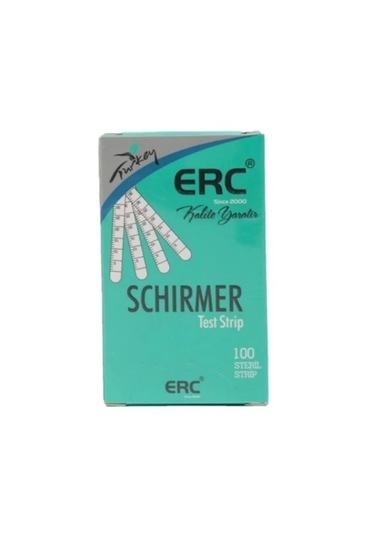 Erc Schirmer Gözyaşı Test Çubuğu 100'lü Kutu