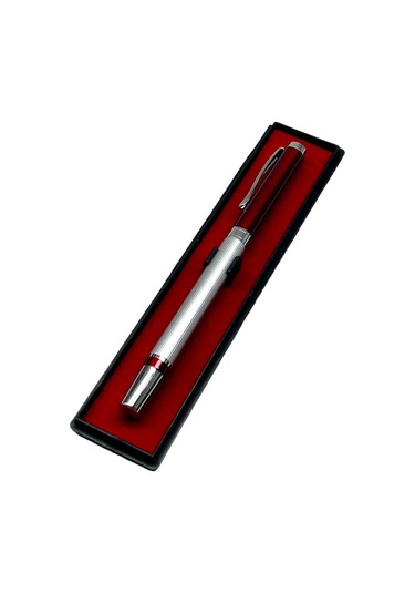 Kırmızı Tükenmez Roller İmza Kalemi İkili Set 1624kır