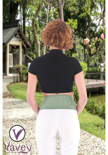 Yeni Nesil Sıcak Soğuk Regl Kemeri Kedicik Yeşil