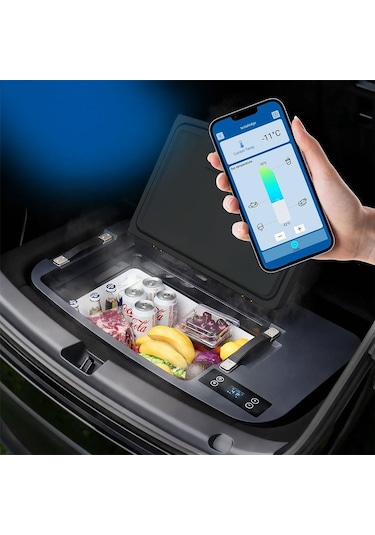 Acopower T35 12/24volt 33litre Tesla Model Y İle Uyumlu Kompresörlü Outdoor Oto Buzdolabı