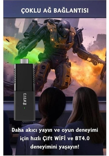 Torima TV Stick 4K Ultra HD Android TV Box