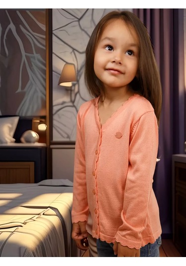 Minora Düğmeli Sıcak Örgü Kardigan Üst 248017138 Leylak