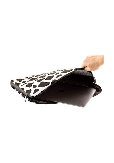 Notebook Laptop Apple Uyumlu MacBook Çantası 15.6" İnç - 800-düz Dalmaçya Desenli