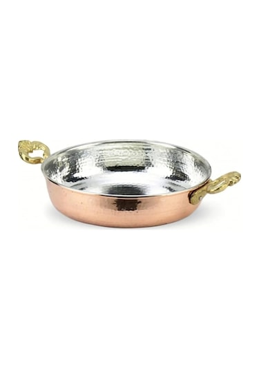 14cm Bakır Sahan Tava Tek Kişilik