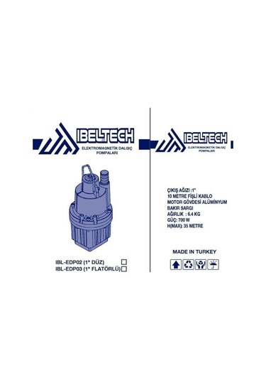 Staxx Power Titreşimli Dalgıç Pompa Seti 1'' Düz Dalgıç 50Mt