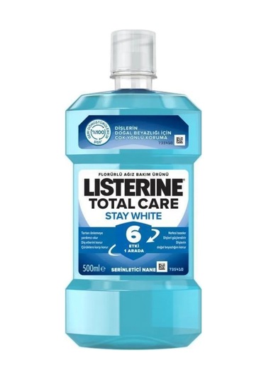 Listerine Stay White Ağız Bakım Suyu 500 ML