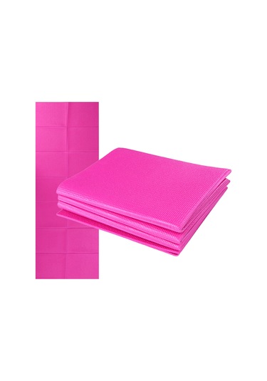 Ranyeek Pvc Hareket Matı: Katlanabilir Egzersiz Ped, Yoga Ve Yatırarak Oturma İçin, 173x61cm, Pembe Pembe