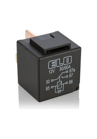 12v 80/60a Diyotlu Güç Rölesi 5 Fişli No 80a / Nc 60a