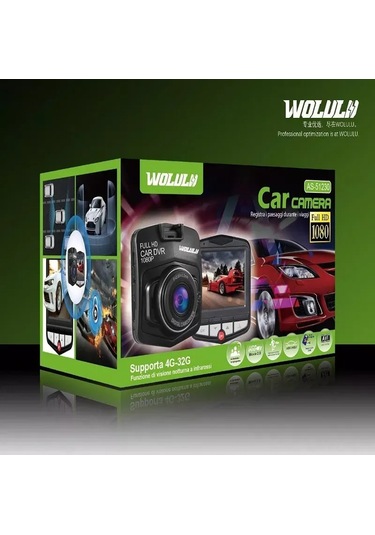 Wezone Araba İçin 1080p Full Hd 140 Derece Geniş Açıli Sürücü Kamerası, 2.2 İnç Lcd Ekranlı, Döngü Kaydı Ve Park Monitörü Sd Kart Dahil Değil