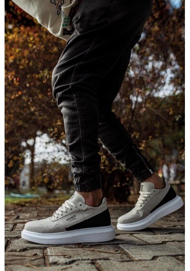 Knack Yüksek Taban Günlük Süet Ayakkabı 040 Taş 001