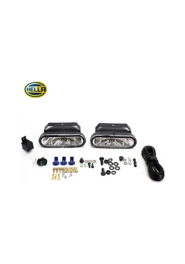 Hella 12v Sis Lambası Ff 75 Oval Delici-sürücü 155.5 X 63.7 Mm Set