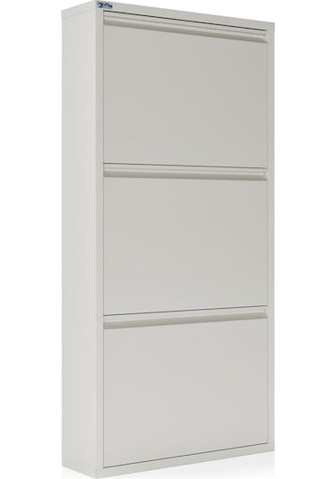Ceha  3'lü Metal Ayakkabılık - Beyaz K.AYK-3 /AB9010 Beyaz