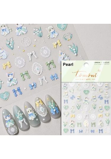 Pembe Saydam Şeftali Jöle Doku 5d Yumuşak Kabartmalı Kabartmalar Kendinden Yapışkanlı Nail Art Etiketler Sevimli Meyve 3d Manikür Çıkartmaları Açık Gri