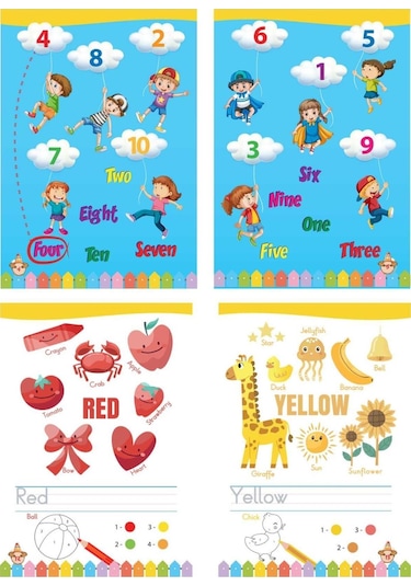 4 - 7 Yaş İngilizce Eğitim Seti 5 Kitap Harika Kitap