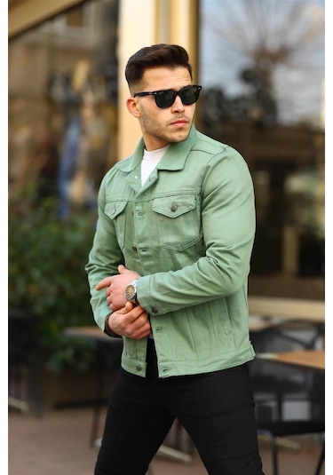 Mint Renk Kot Ceket-1372 Mint Yeşili