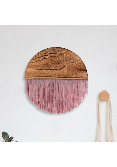 Suntek Magideal Bohem Goblen Duvar Dekor Kreş Geometrik Sanat Ev Pembe